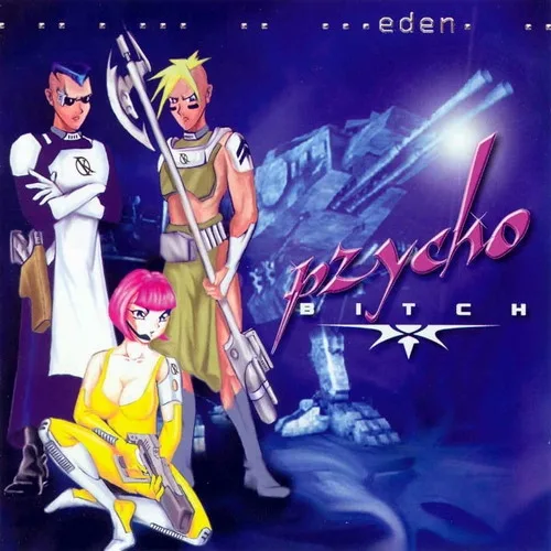 Official album cover art for the release Eden by Pzychobitch