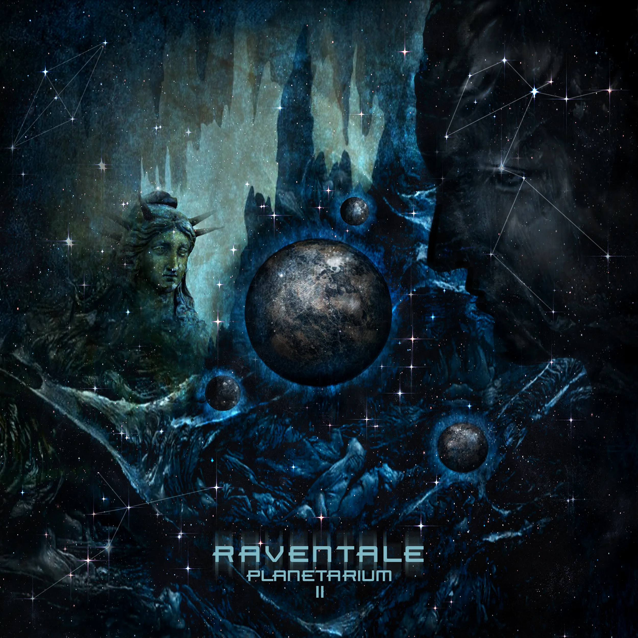 Official album cover art for the release Planetarium II by Raventale
