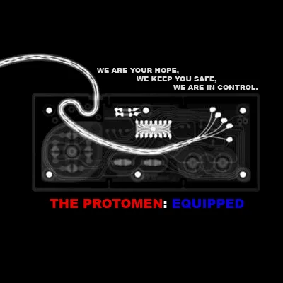 Official album cover art for the release Equipped by The Protomen