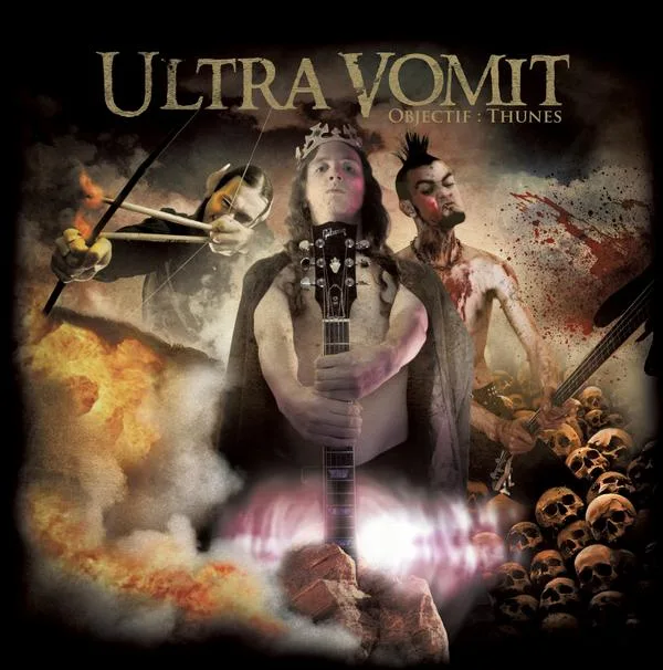 Official album cover art for the release Objectif : Thunes by Ultra Vomit