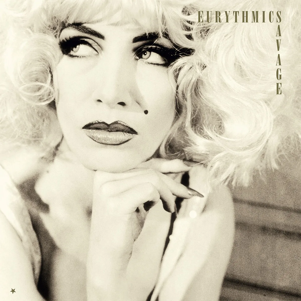 Shame song track artwork featured on the album Savage by Eurythmics