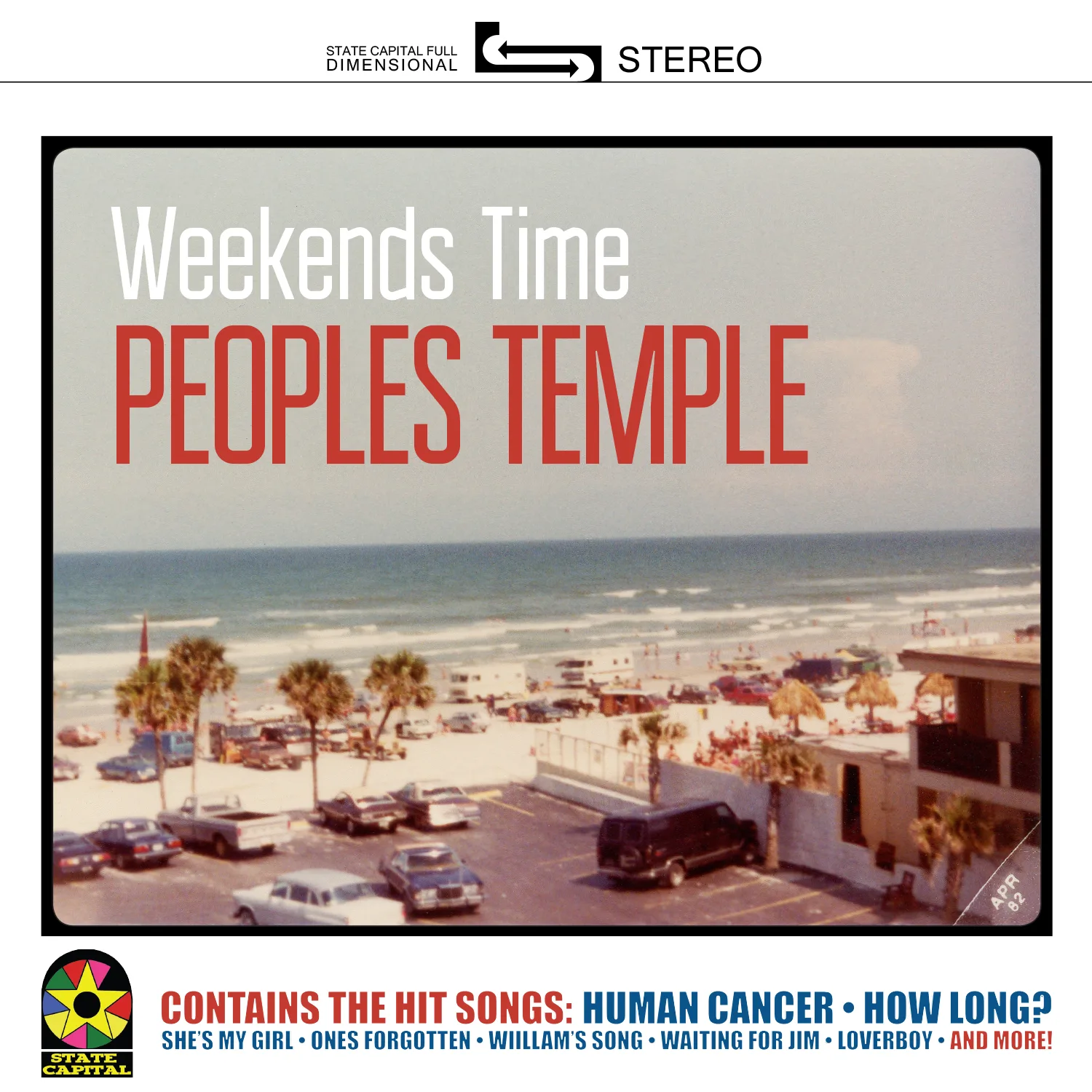 Official album cover art for the release Weekends Time by The People's Temple