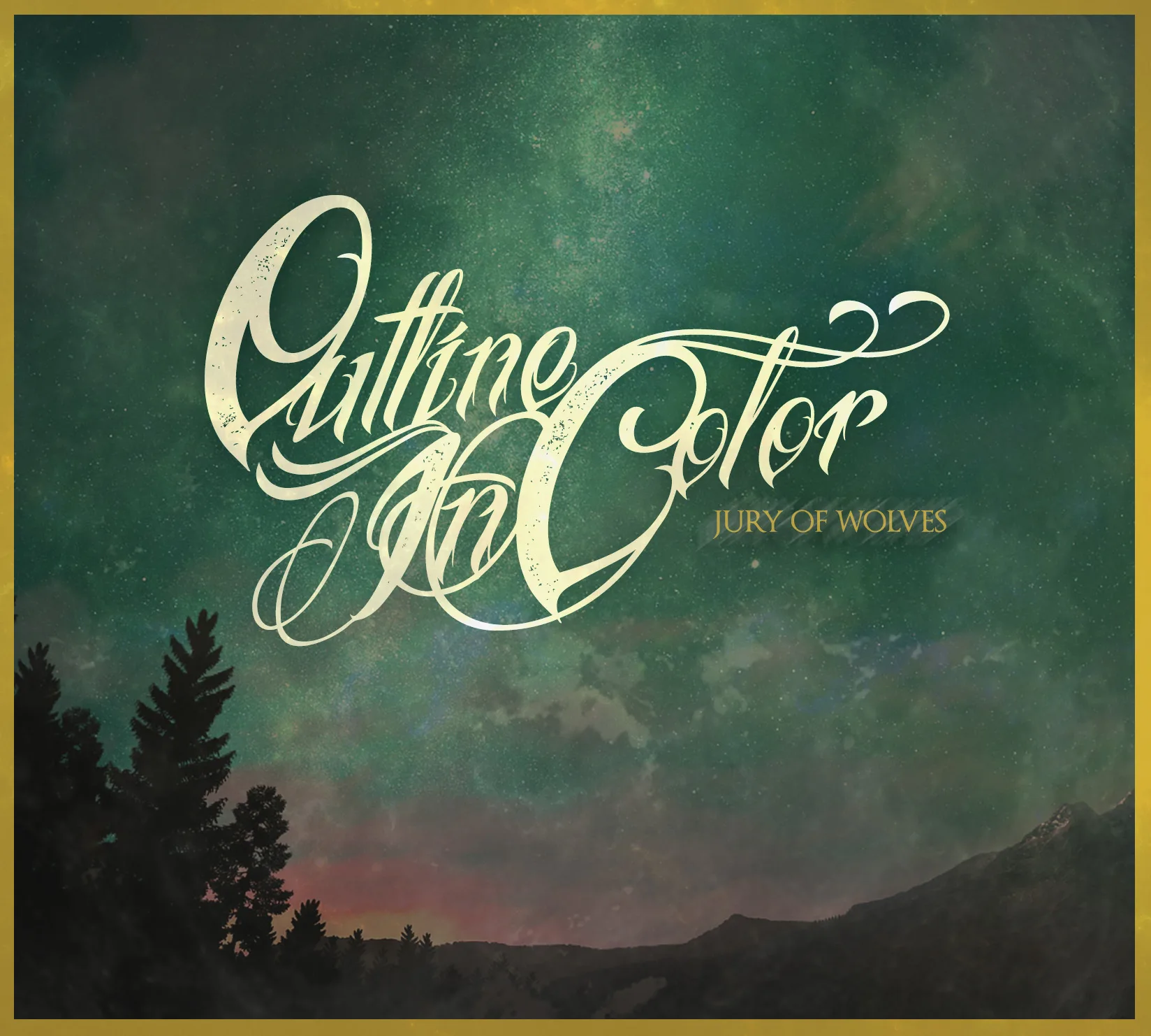 Official album cover art for the release Jury of Wolves by Outline in Color