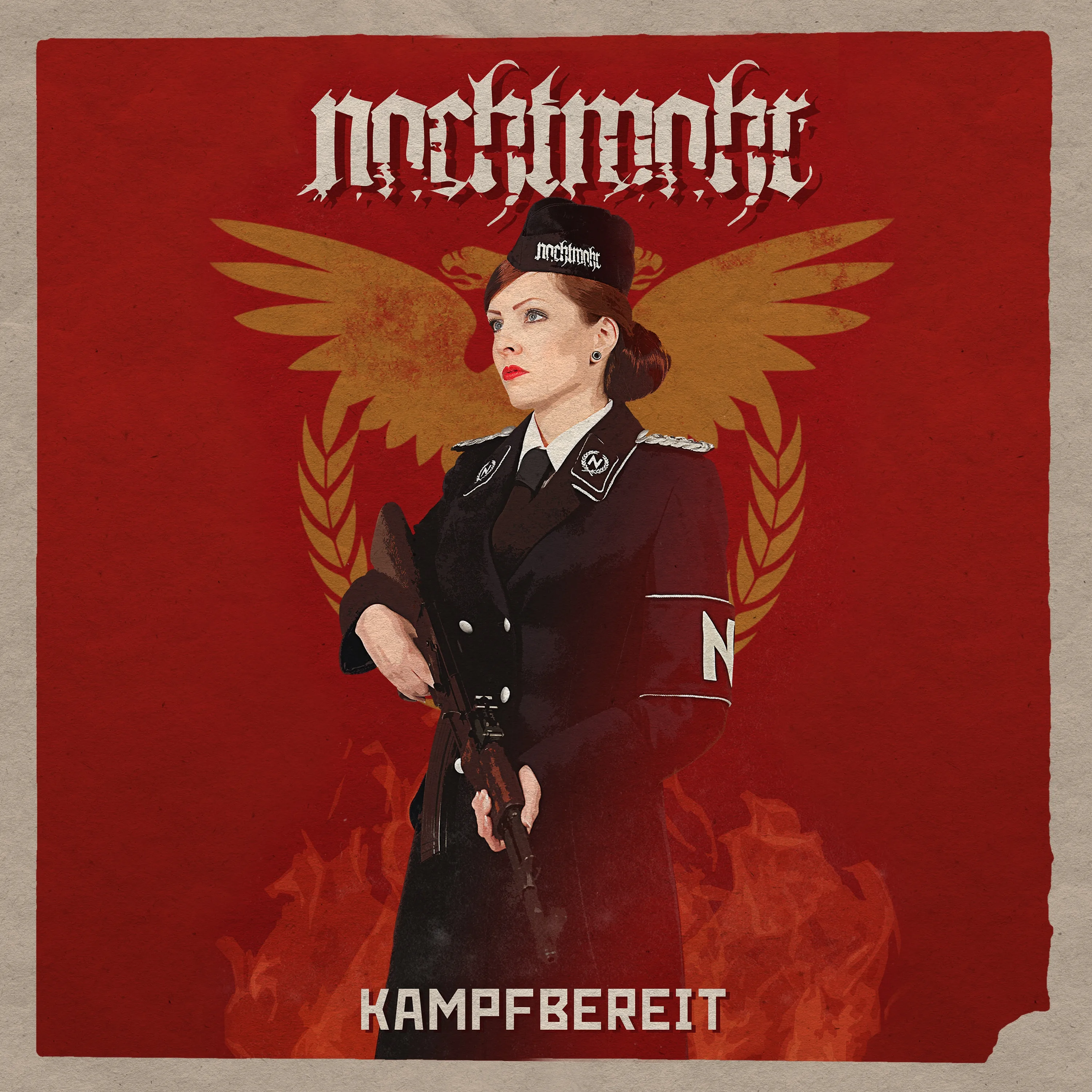 Official album cover artwork for Kampfbereit by Nachtmahr