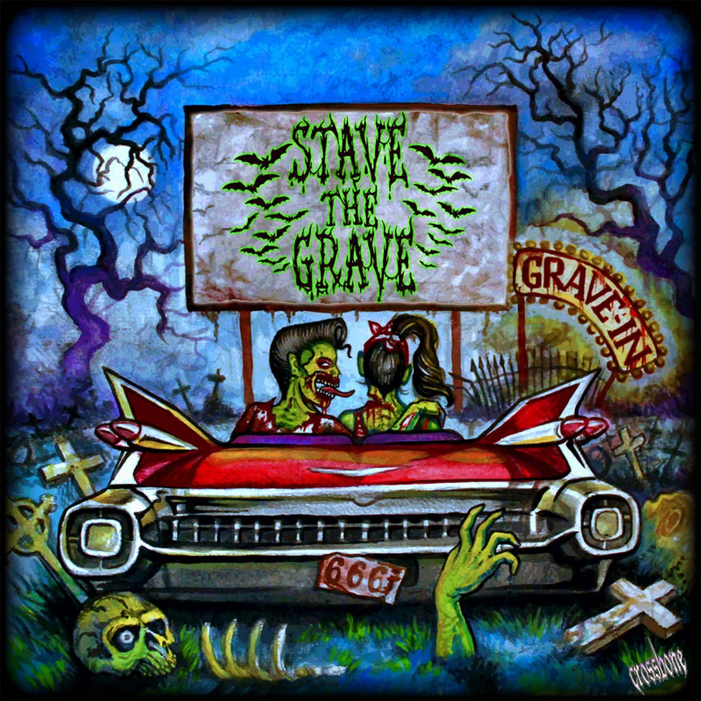 Official album cover art for the release Grave In by Stave the Grave