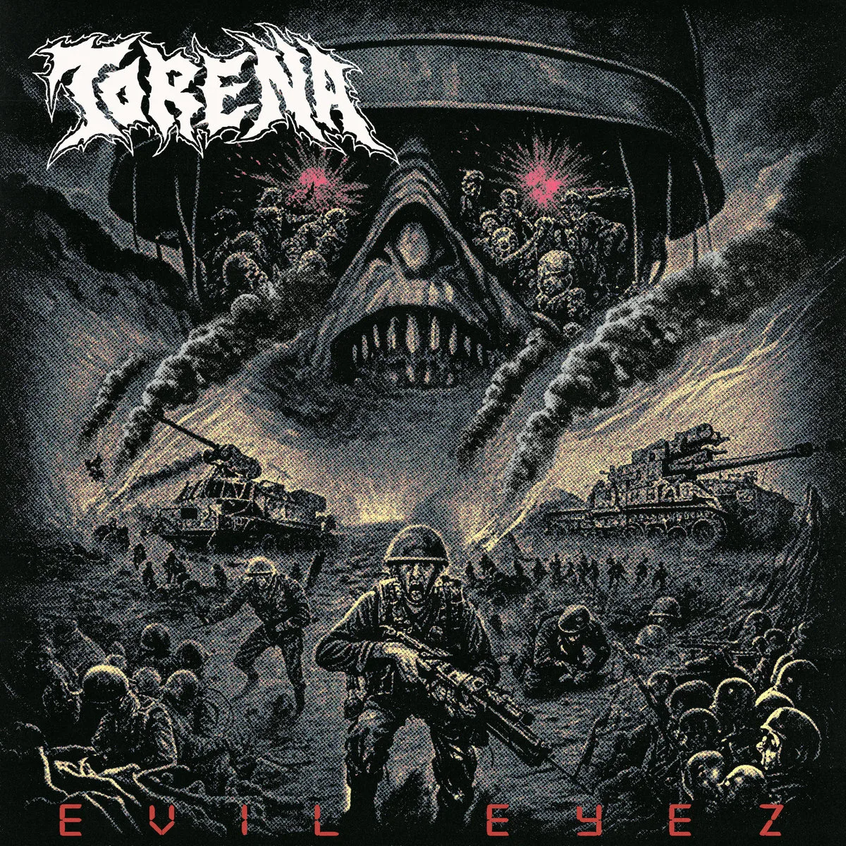Official album cover art for the release Evil Eyez by Torena