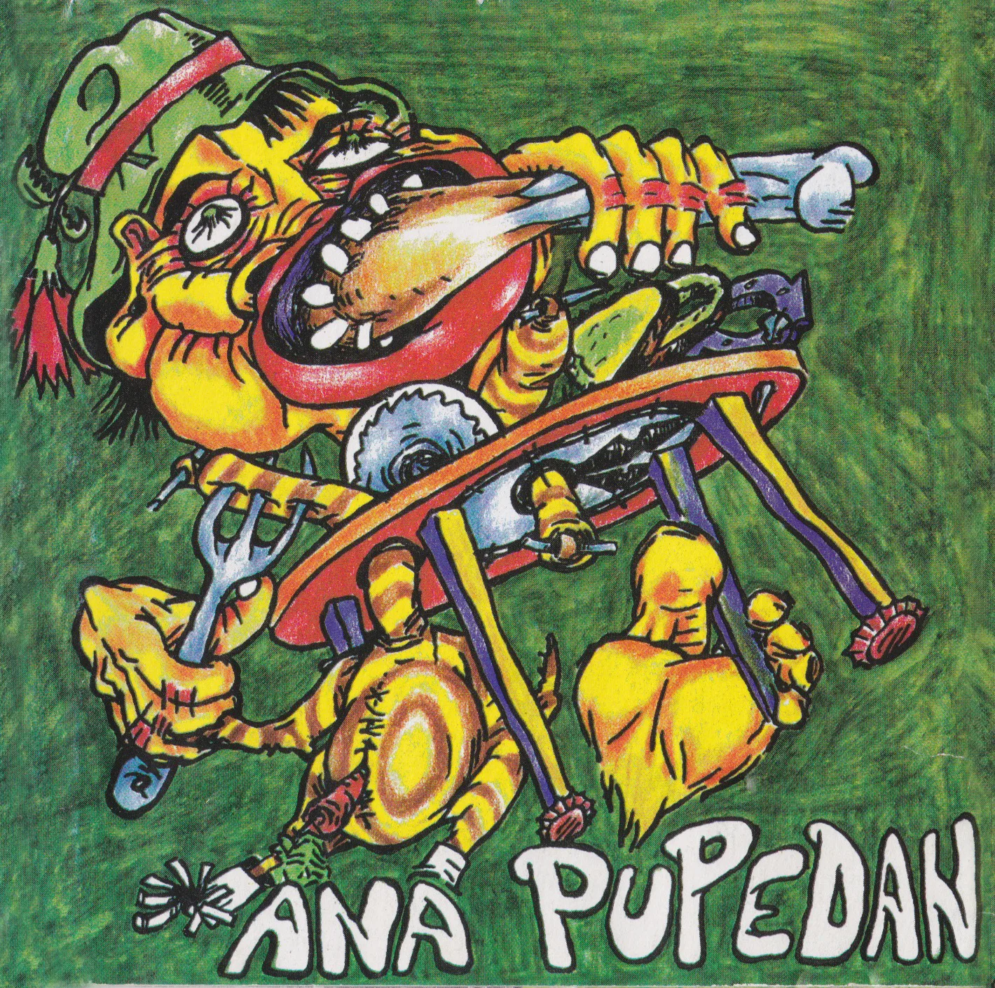 Official album cover art for the release Anje pupedanjü by Ana Pupedan