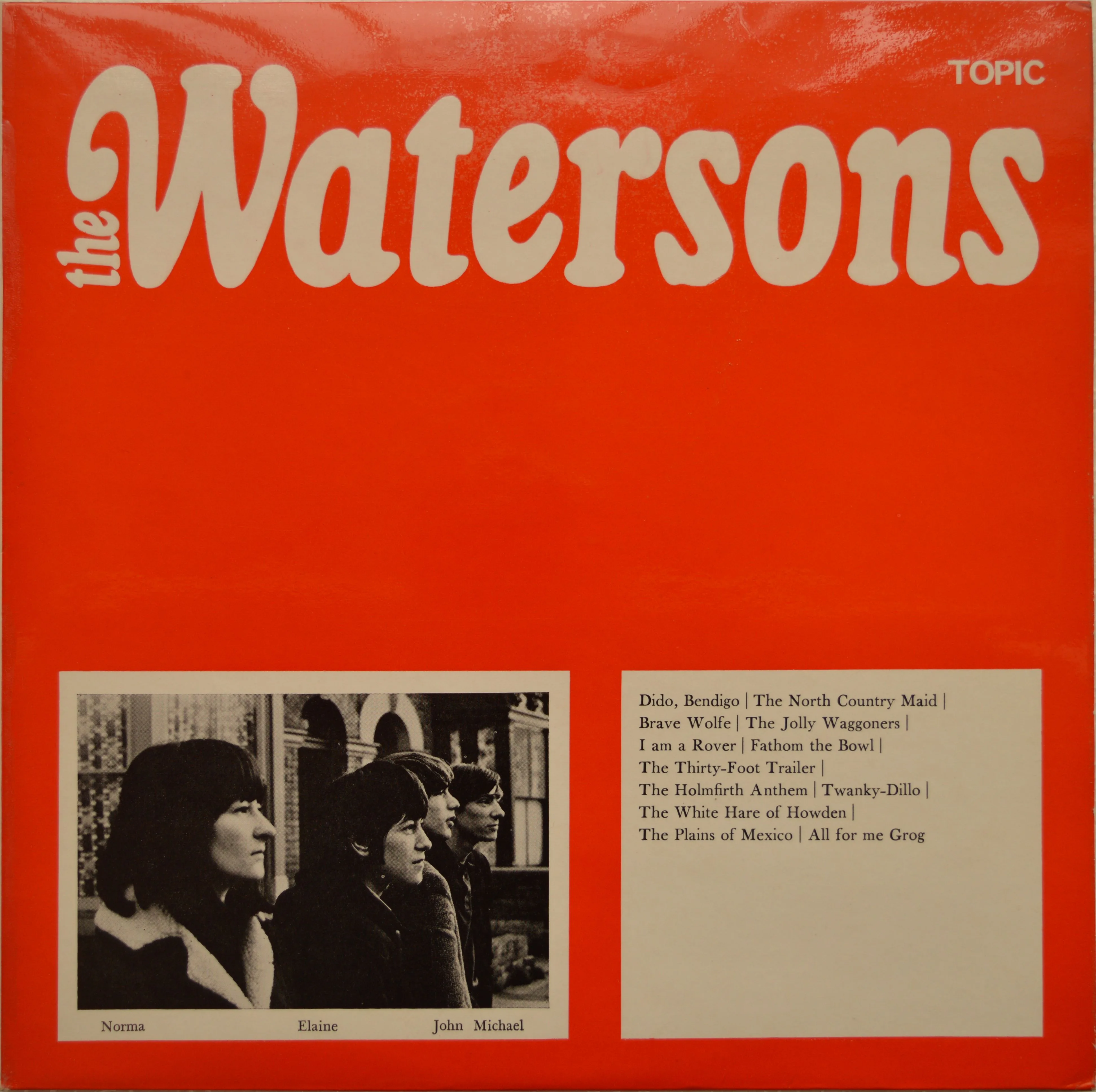 Official album cover art for the release The Watersons by The Watersons