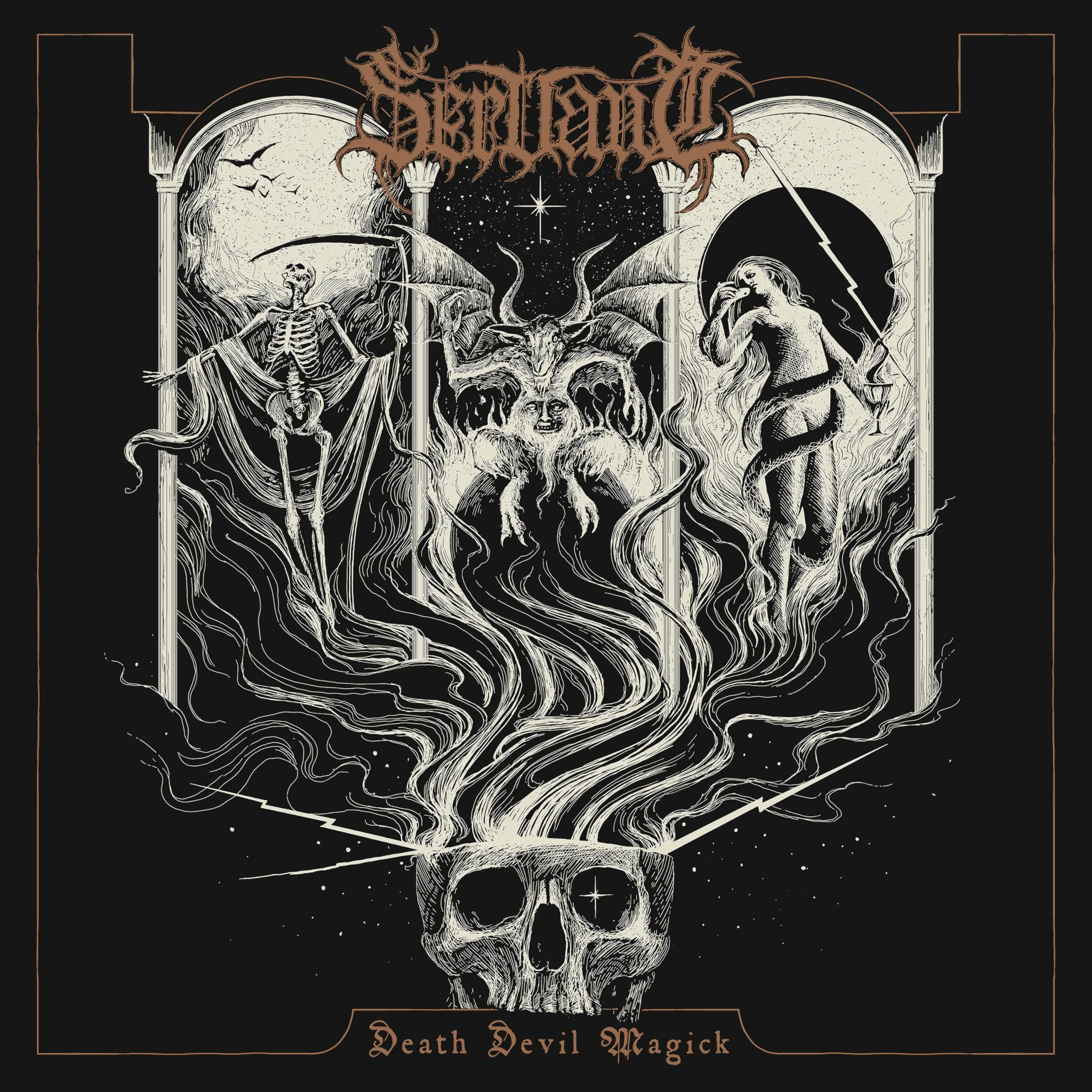 Official album cover art for the release Death Devil Magick by Servant
