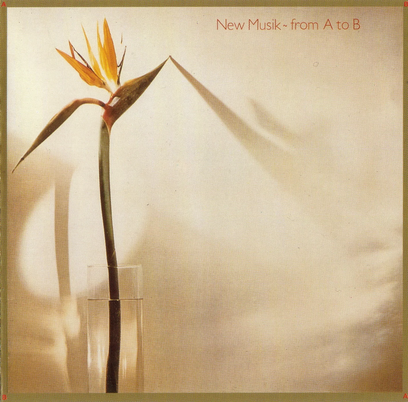 Official album cover art for the release From A to B by New Musik