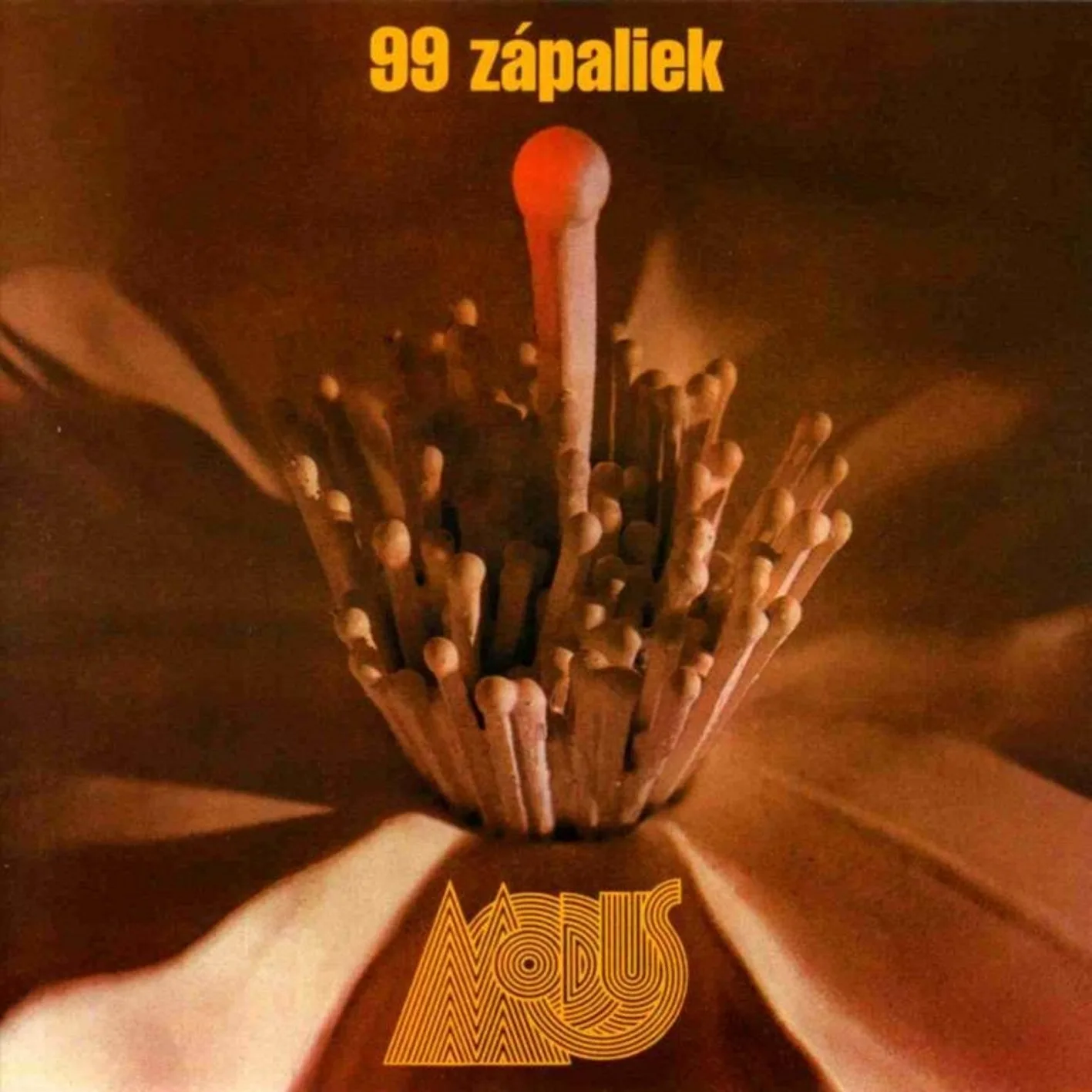 Official album cover art for the release 99 Zápaliek by Modus