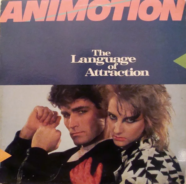 Official album cover art for the release The Language of Attraction by Animotion
