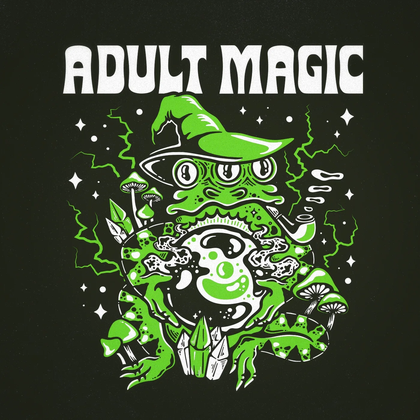 Official album cover art for the release Leftovers by Adult Magic