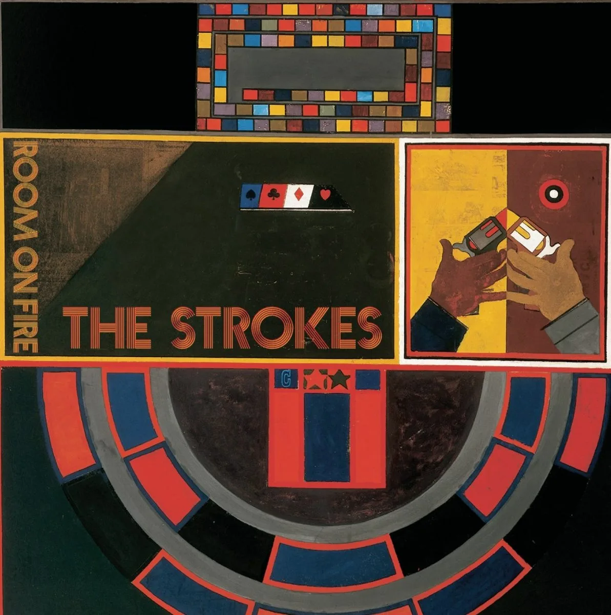 Official album cover art for the release Room on Fire by The Strokes