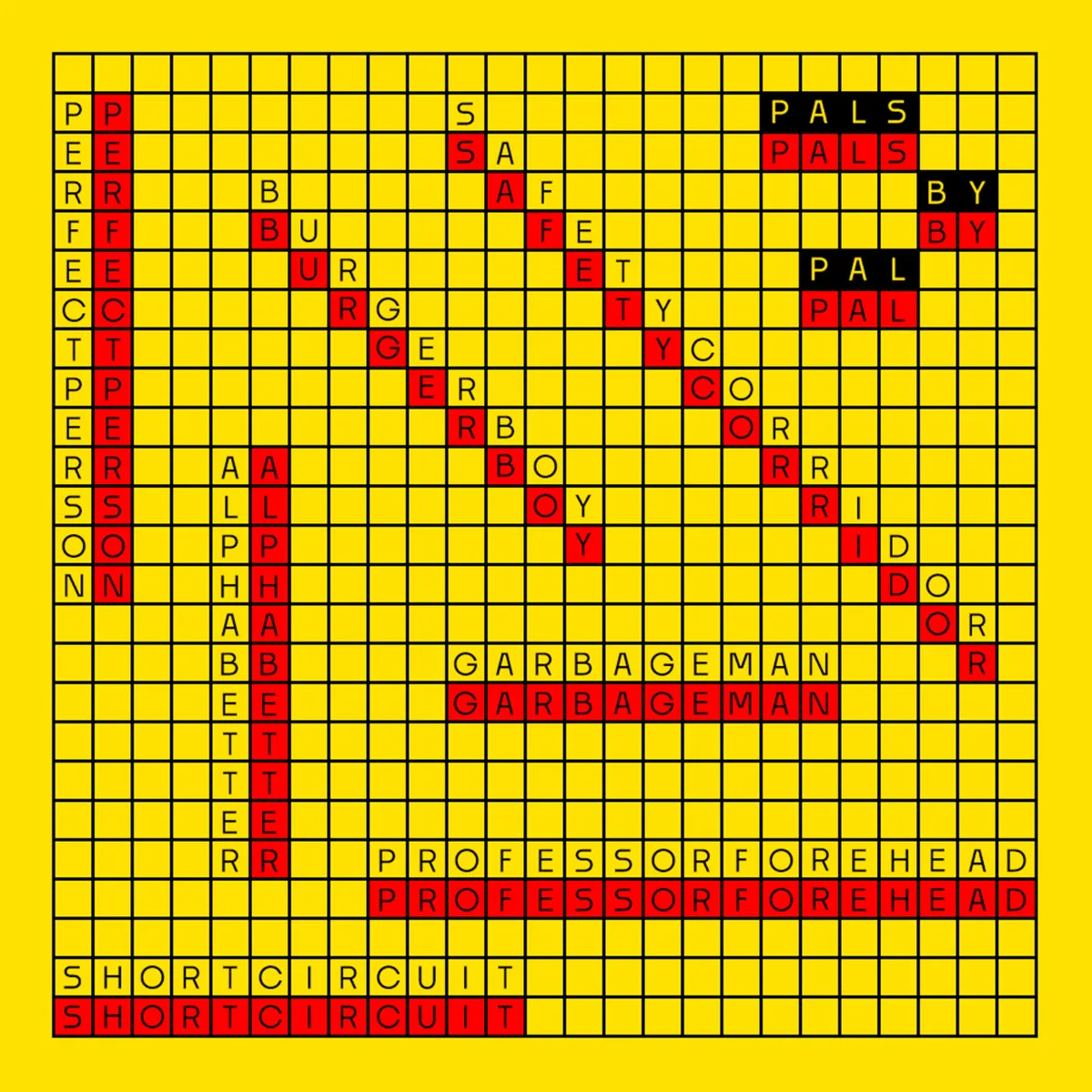 Official album cover art for the release PALS by PAL