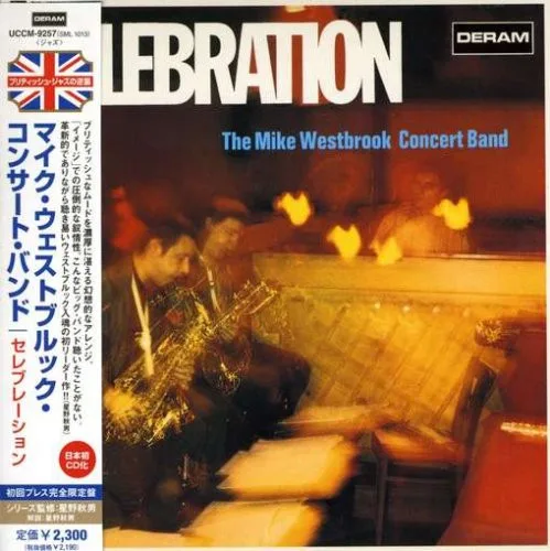 Official album cover art for the release Celebration by The Mike Westbrook Concert Band