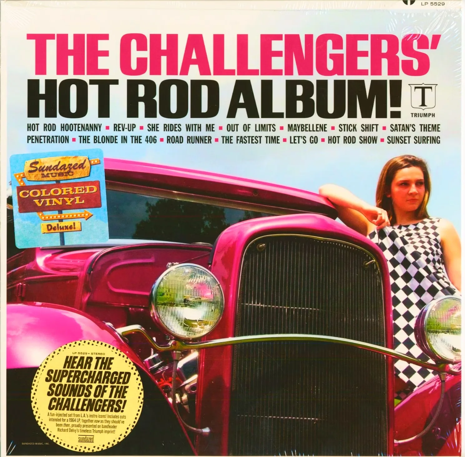 Official album cover artwork for Hot Rod Album by The Challengers