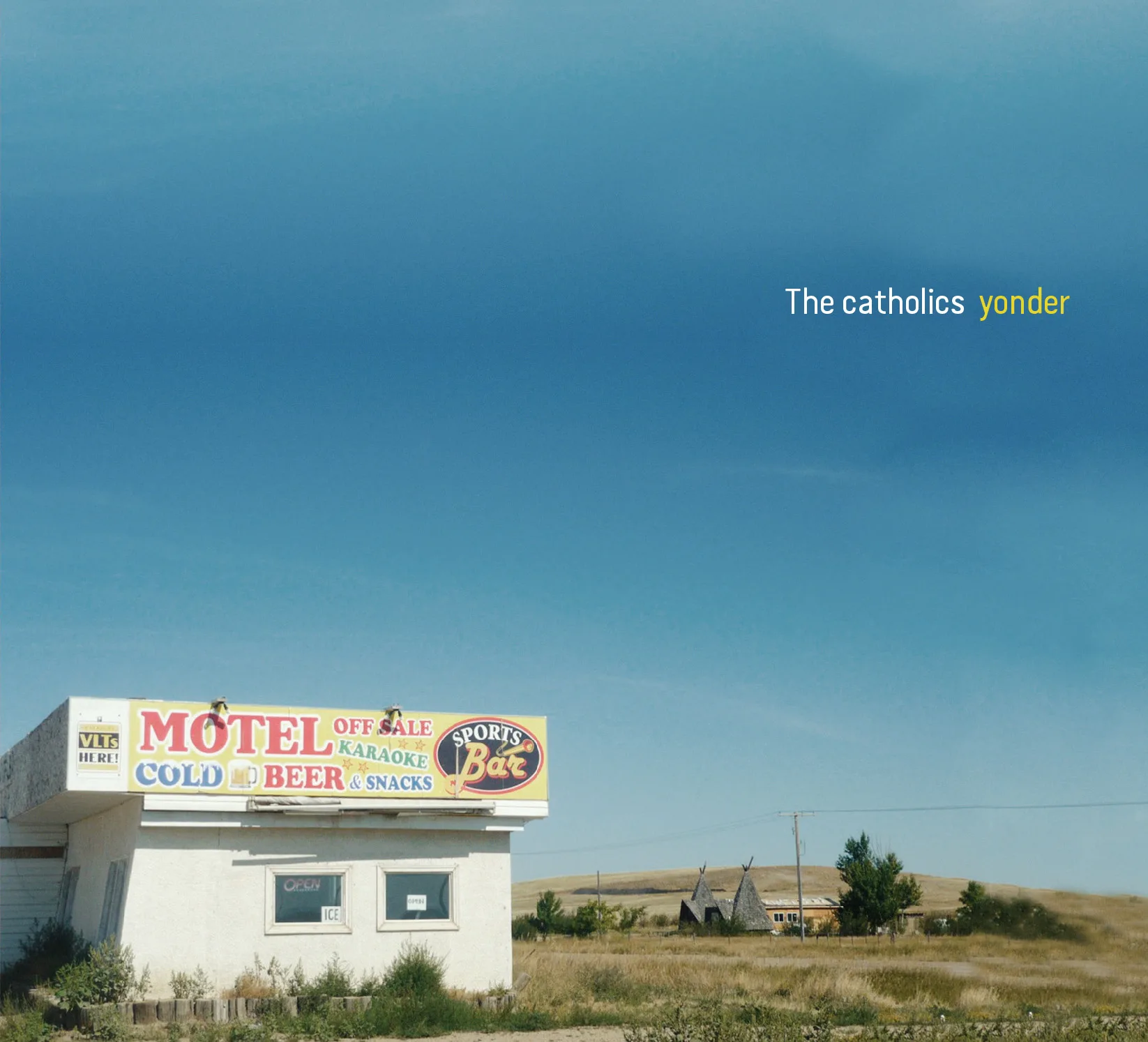 Official album cover art for the release yonder by The catholics