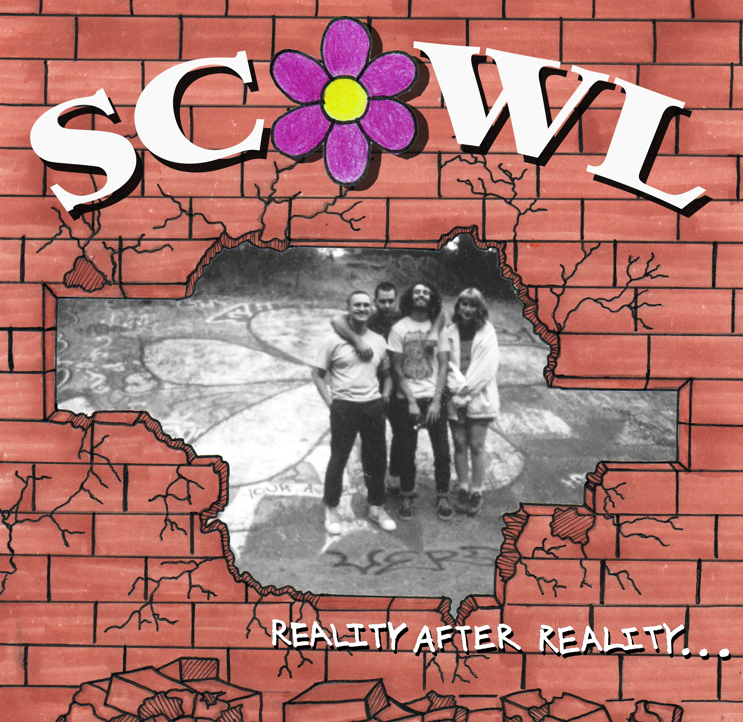 Official album cover art for the release Reality After Reality… by Scowl