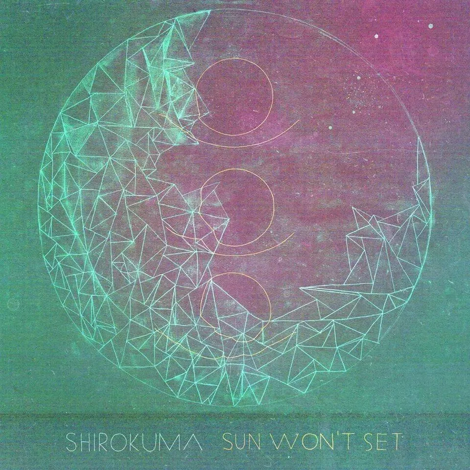 Official album cover art for the release Sun Won't Set by Shirokuma