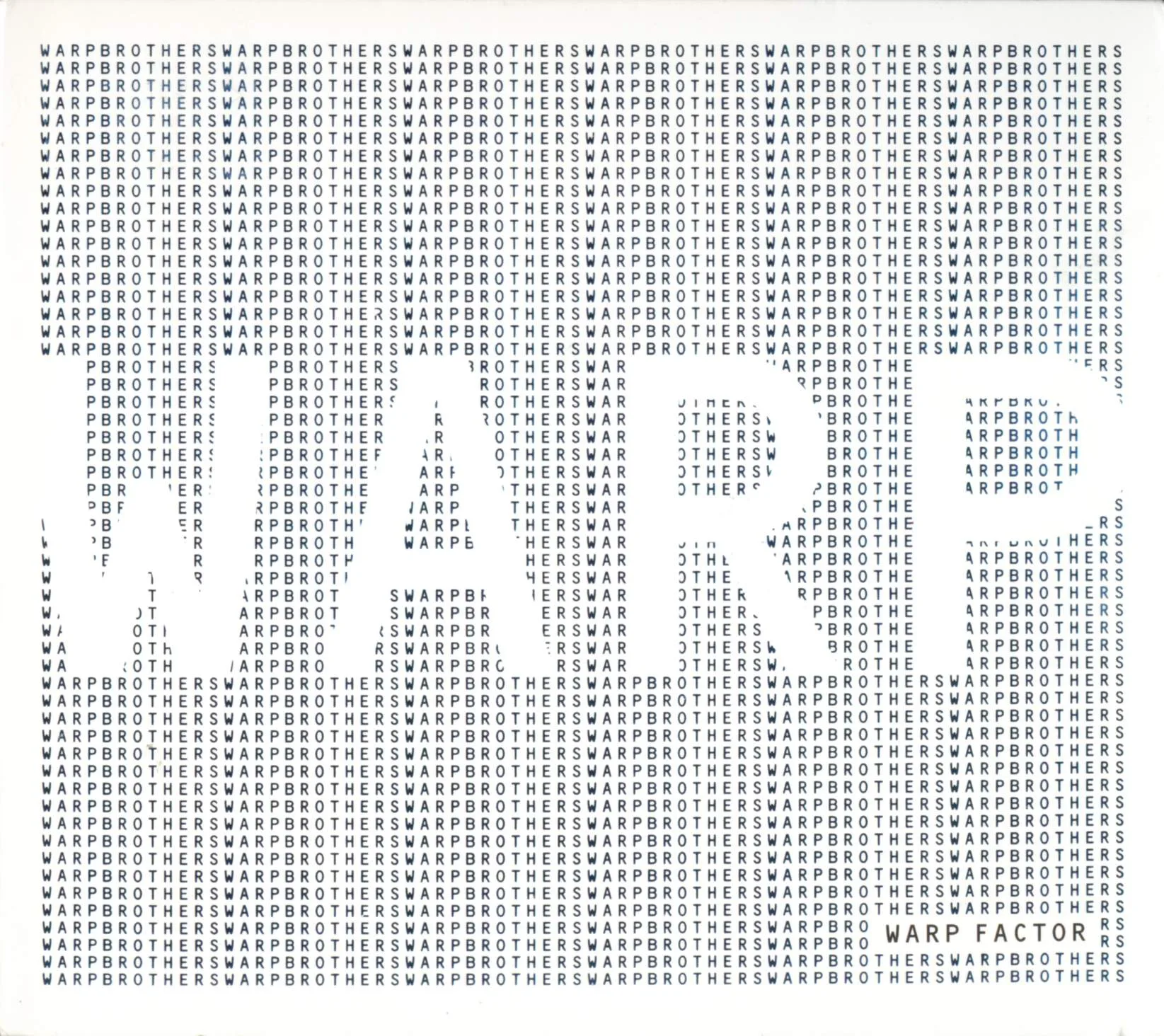 Official album cover art for the release Warp Factor by Warp Brothers