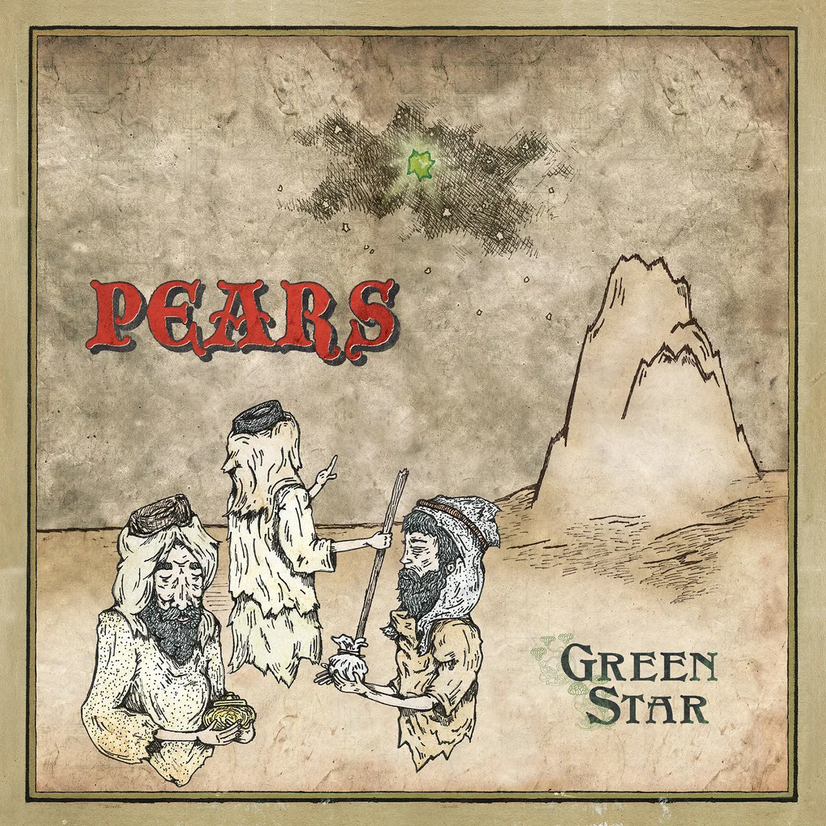 Official album cover art for the release Green Star by PEARS