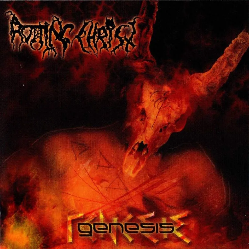 Official album cover art for the release Genesis by Rotting Christ