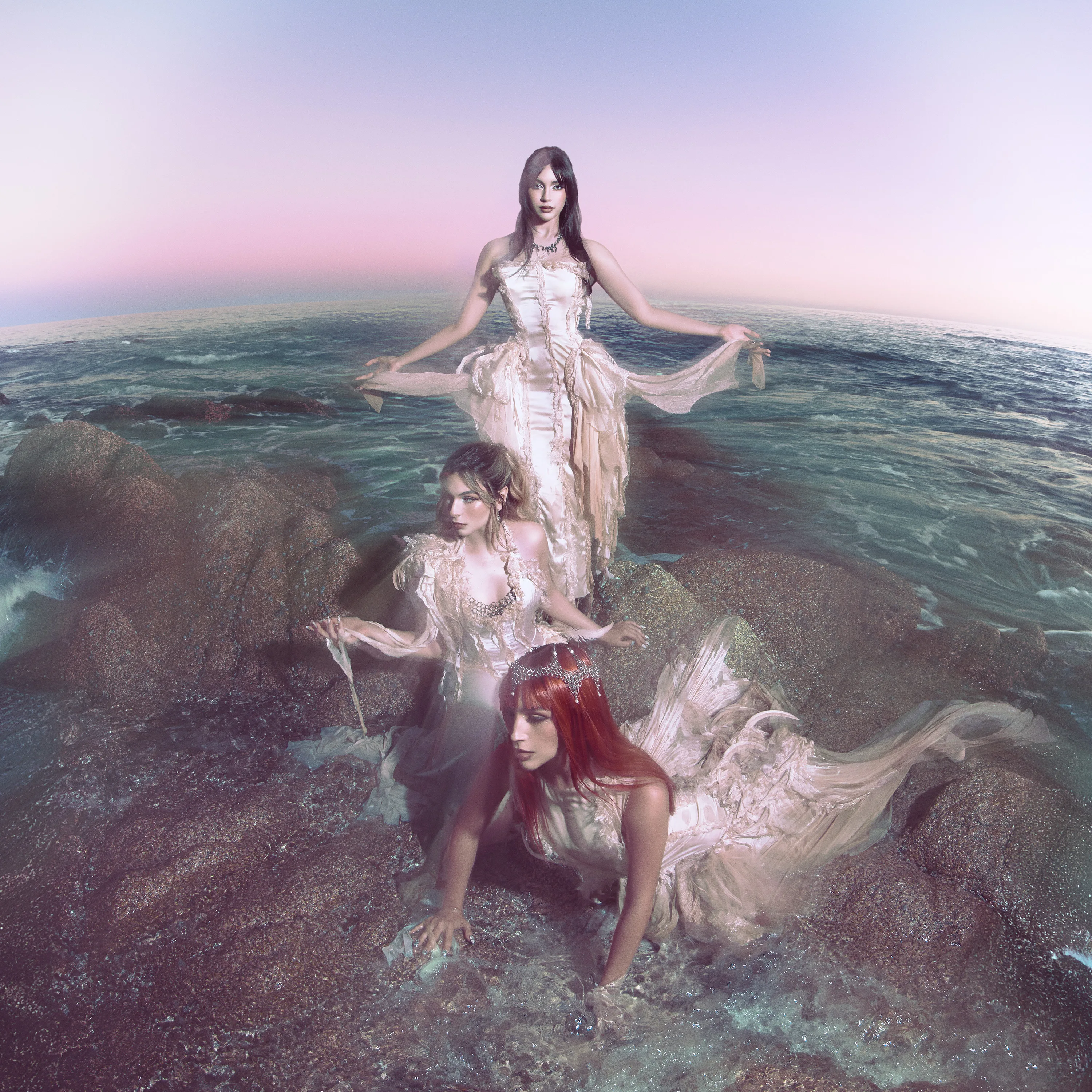 Official album cover art for the release Everything’s Falling by The Warning