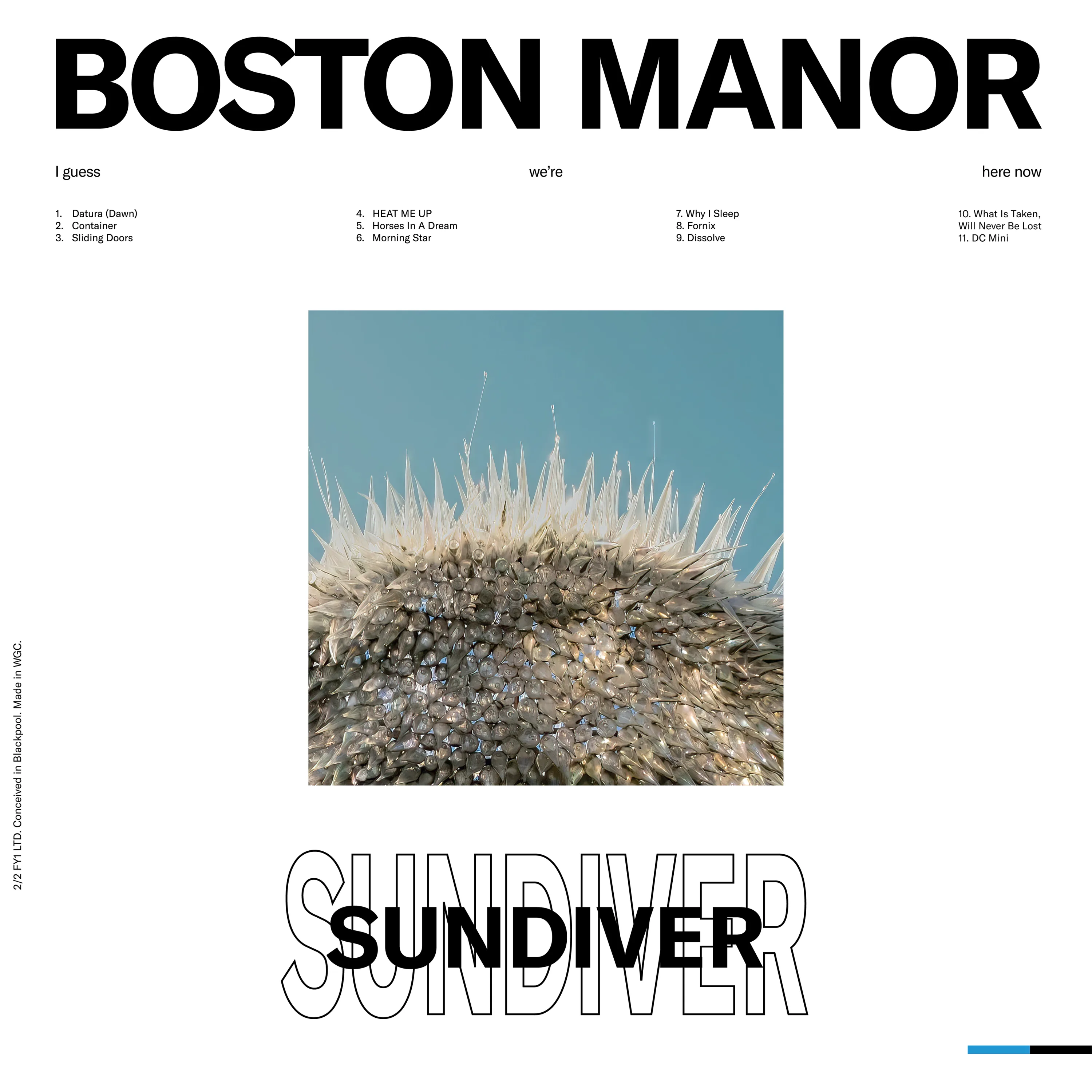 Official album cover art for the release Sundiver by Boston Manor