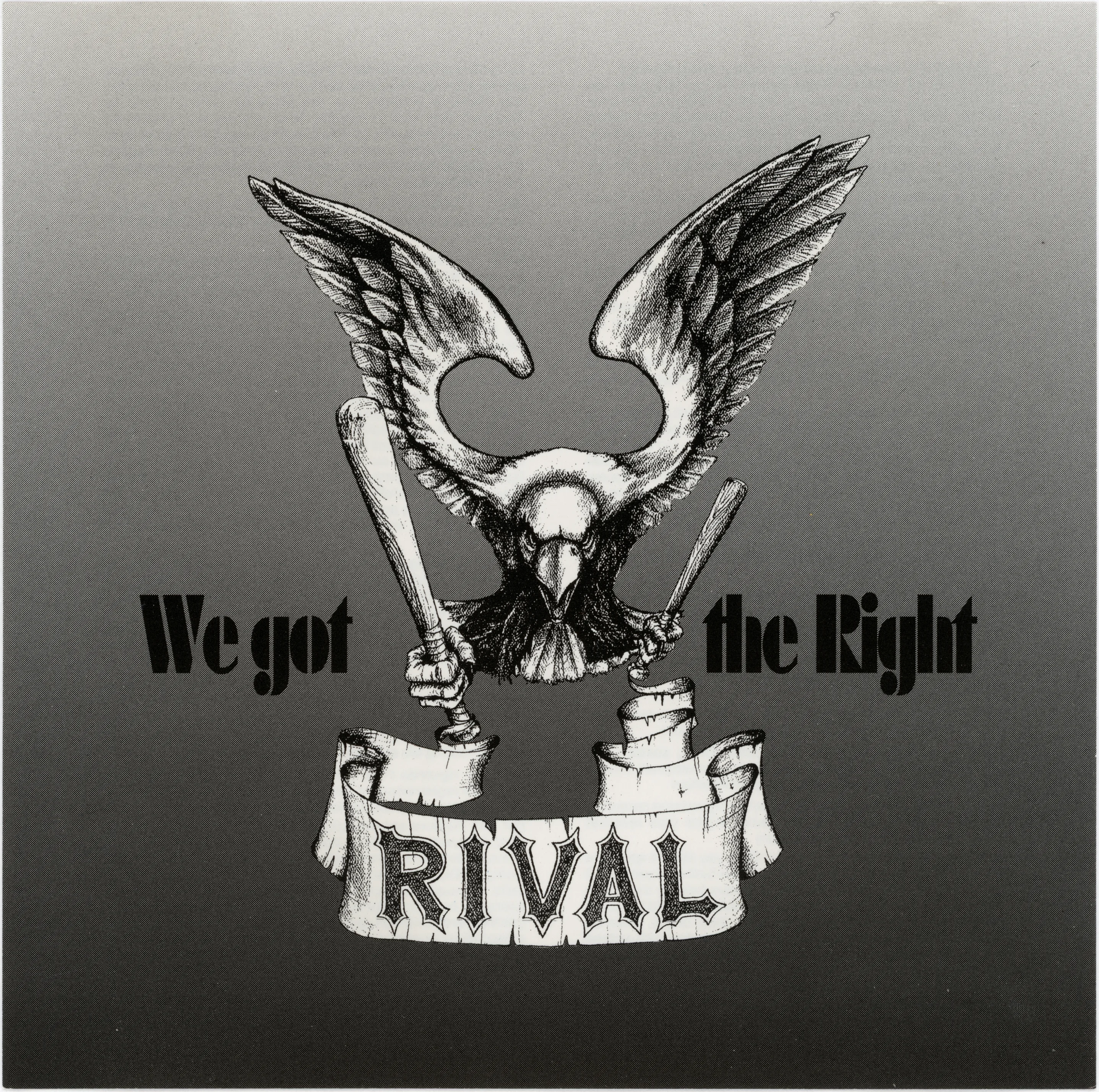 Official album cover art for the release We Got the Right by Rival