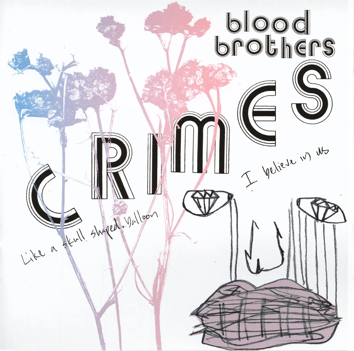 Official album cover art for the release Crimes by The Blood Brothers