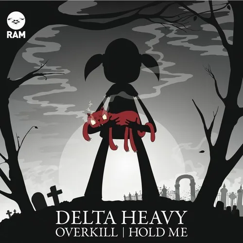 Official album cover art for the release Overkill / Hold Me by Delta Heavy