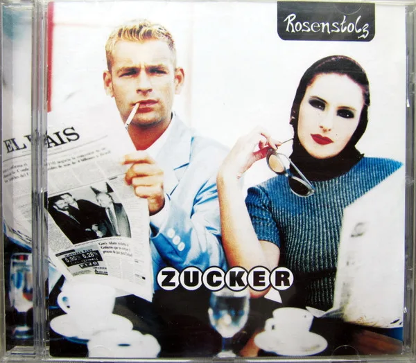 Official album cover art for the release Zucker by Rosenstolz