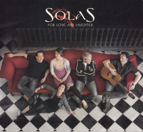 Official album cover art for the release For Love and Laughter by Solas