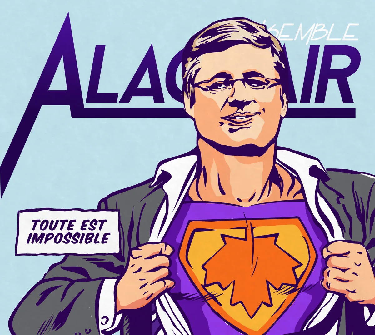 Official album cover art for the release TOUTE EST IMPOSSIBLE by Alaclair Ensemble