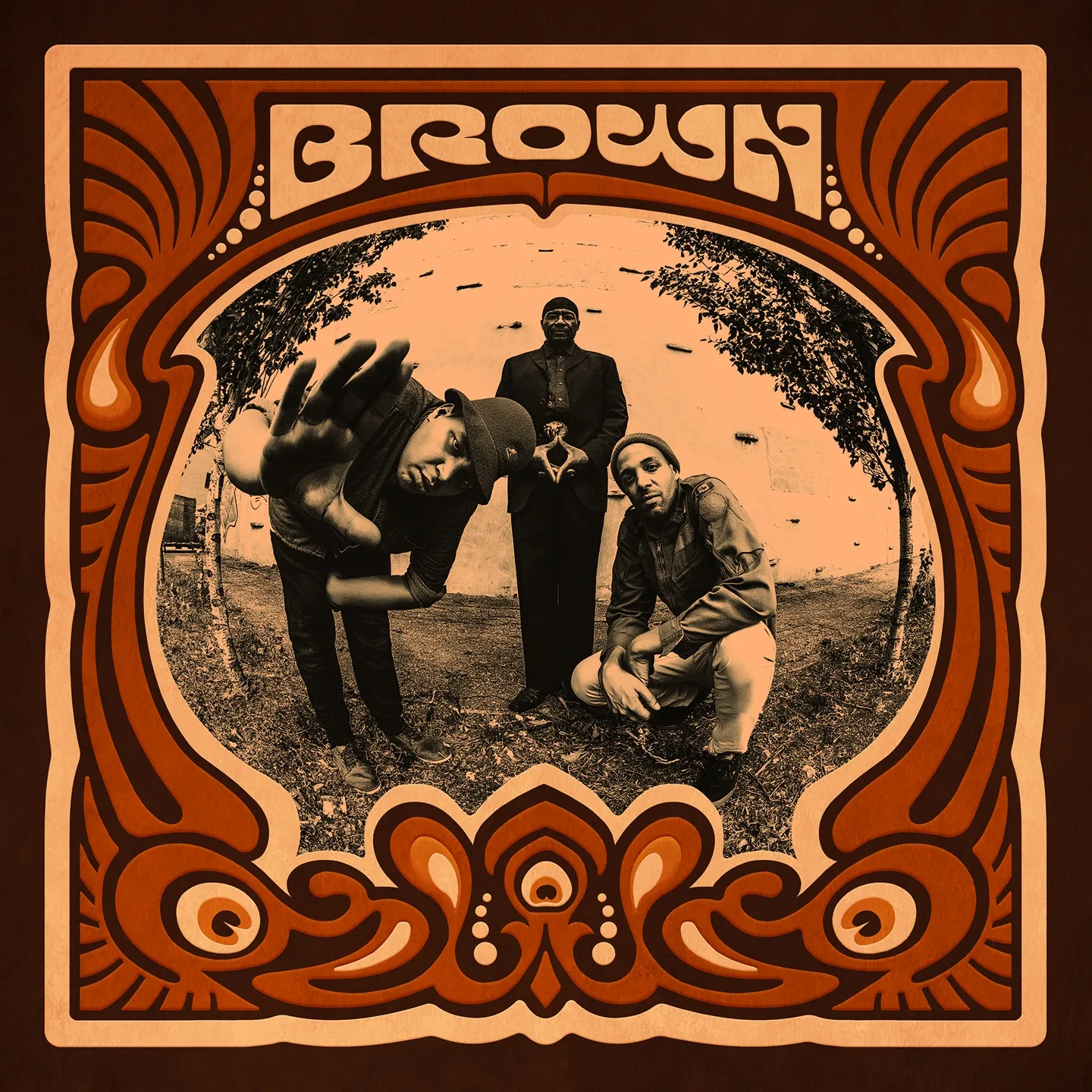 Official album cover art for the release Brown by Brown Family