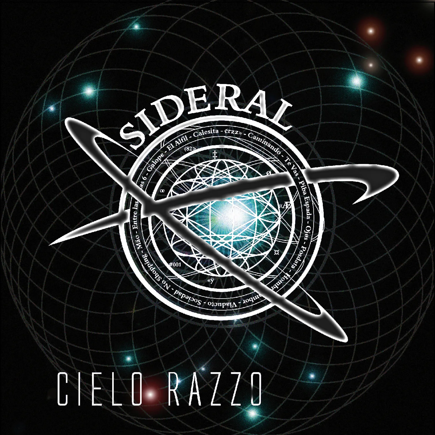 Official album cover art for the release Sideral by Cielo Razzo