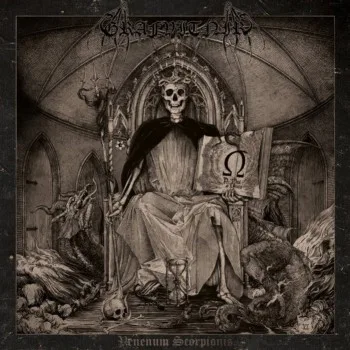 Official album cover art for the release Venenum Scorpionis by Grafvitnir