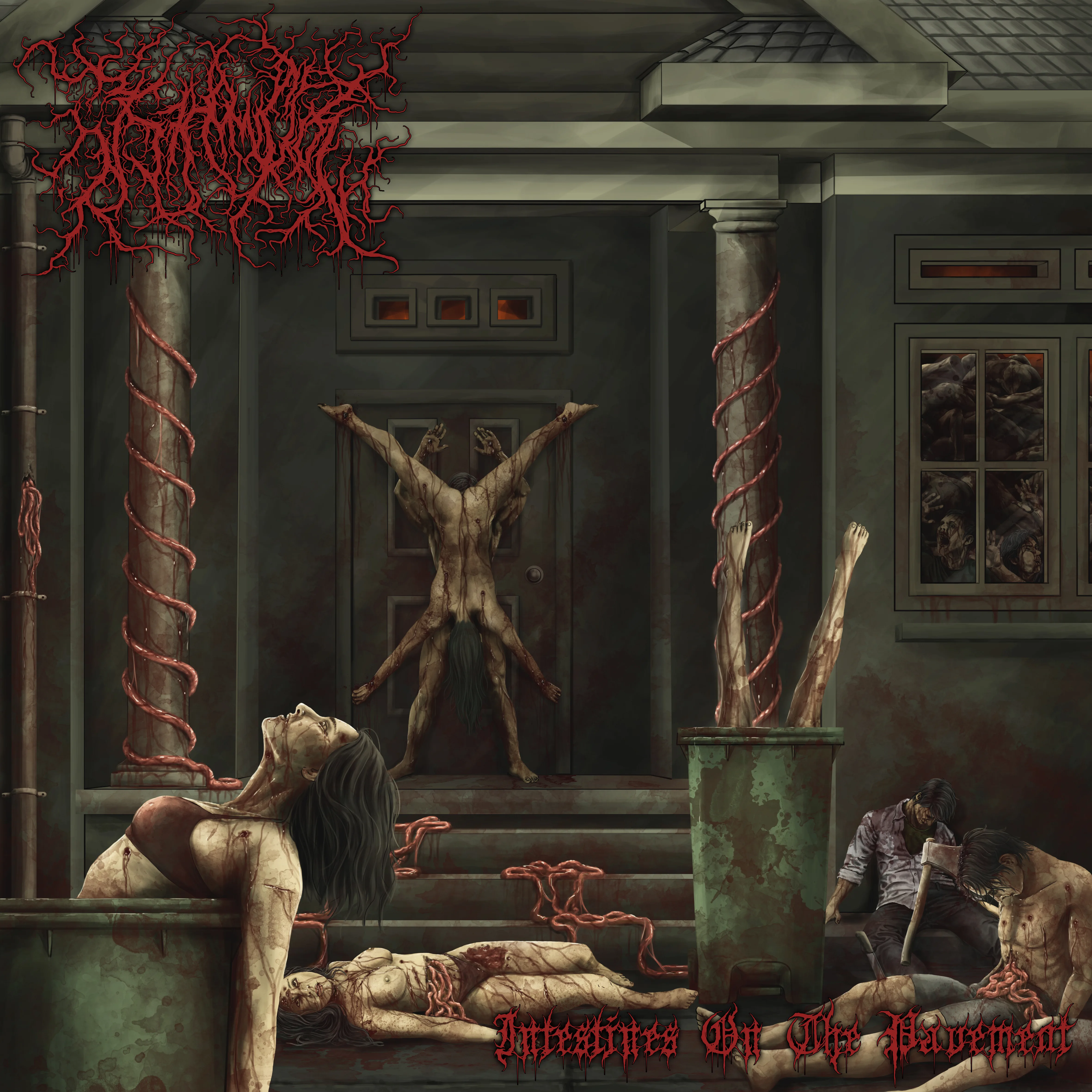 Official album cover art for the release Intestines on the Pavement by .357 Homicide