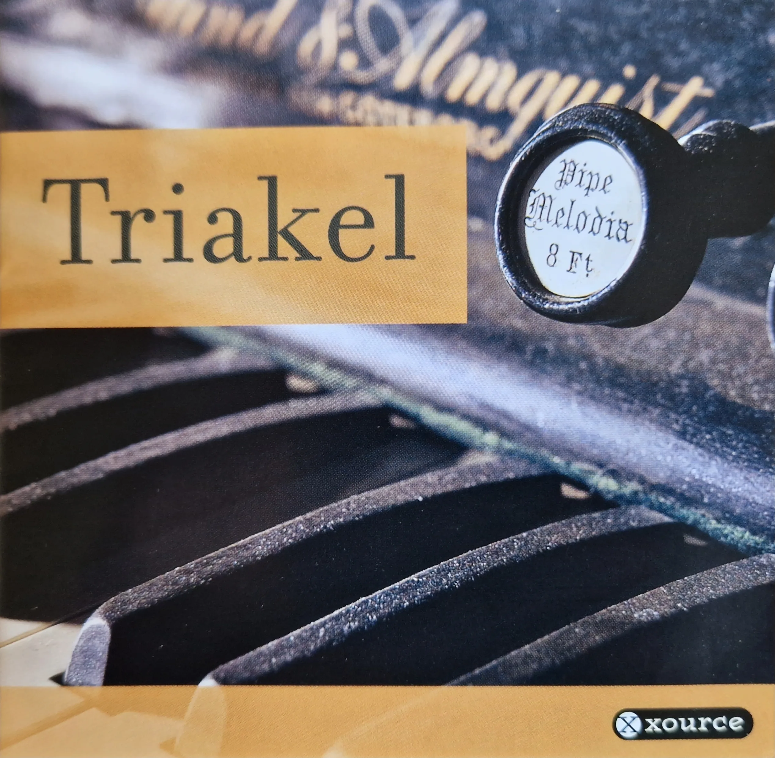Official album cover art for the release Triakel by Triakel