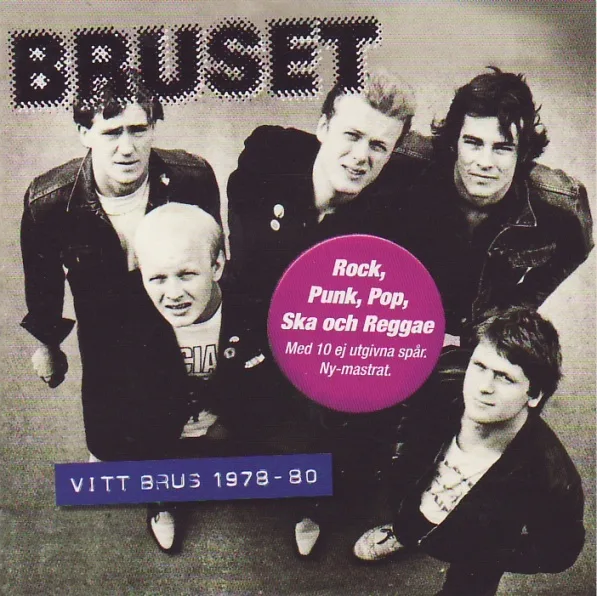 Official album cover art for the release Vitt brus 1978-80 by Bruset