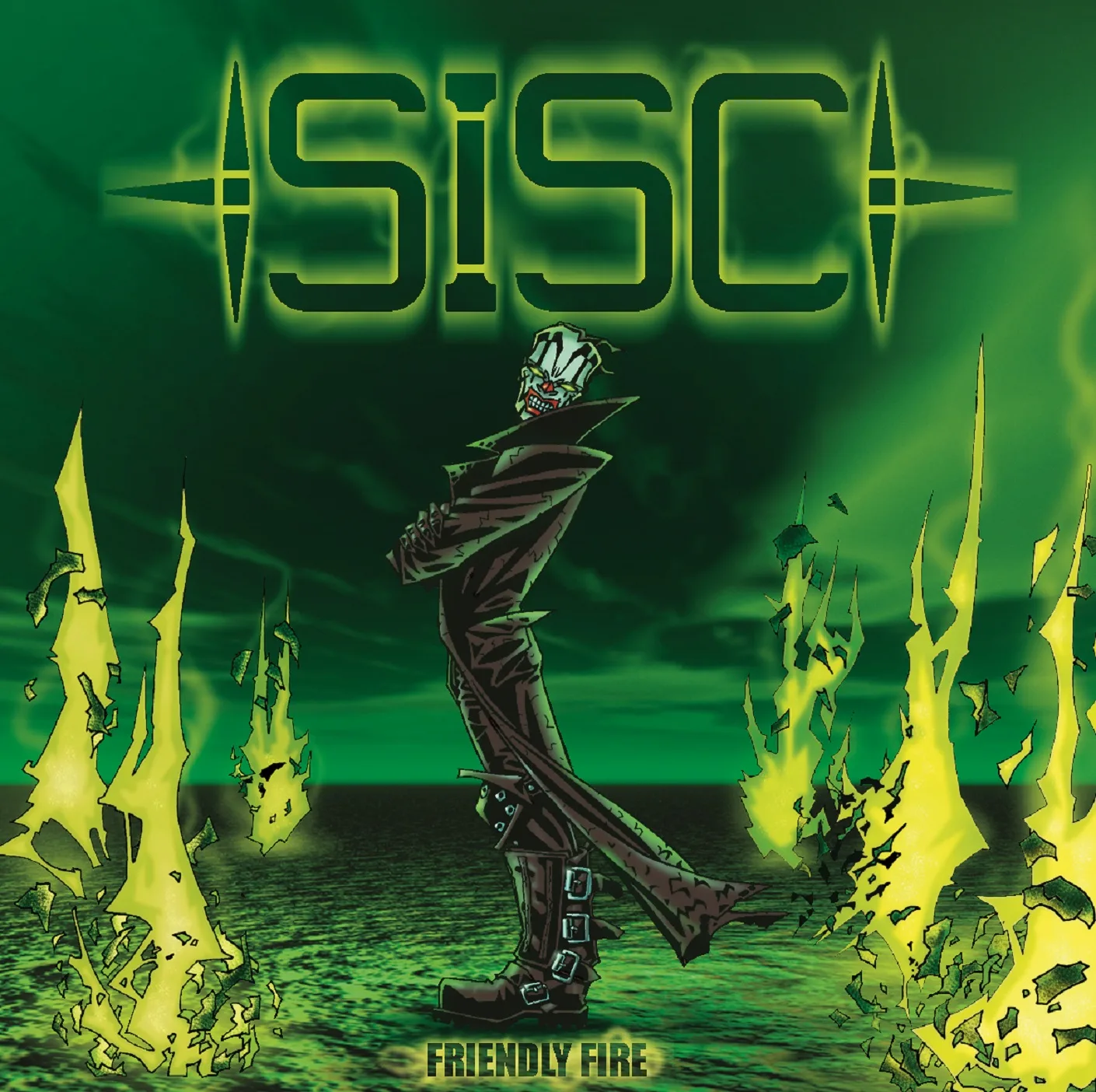 Official album cover art for the release Friendly Fire by Sisc
