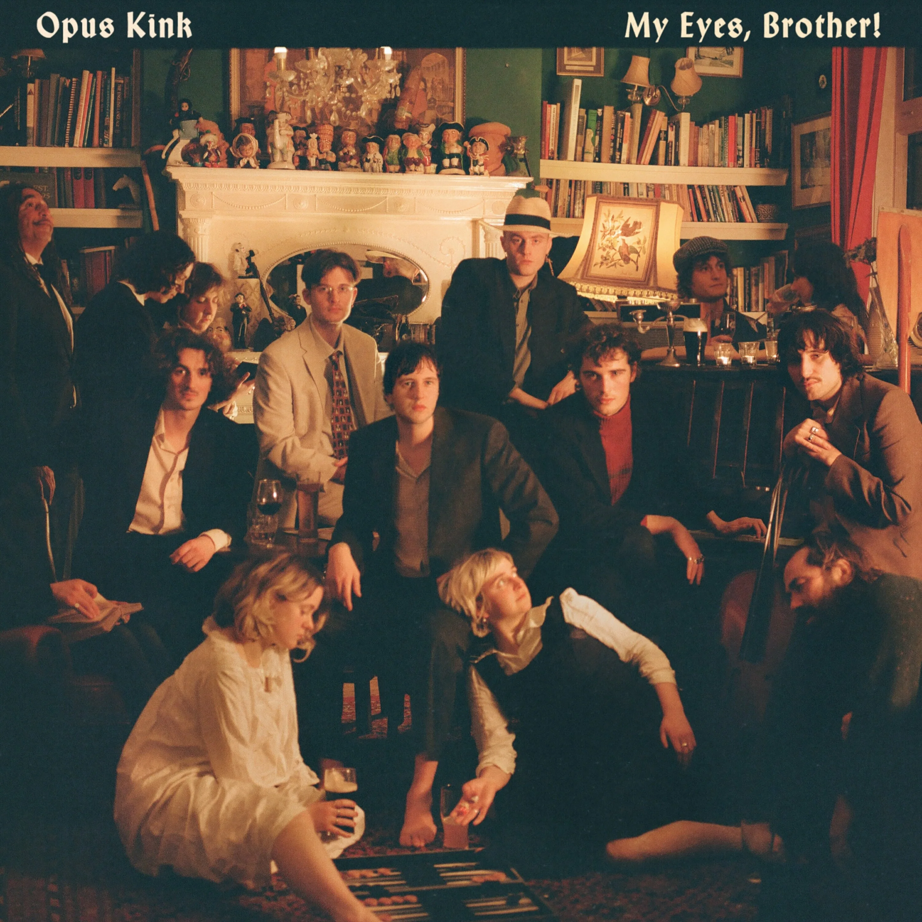Official album cover art for the release My Eyes, Brother! by Opus Kink