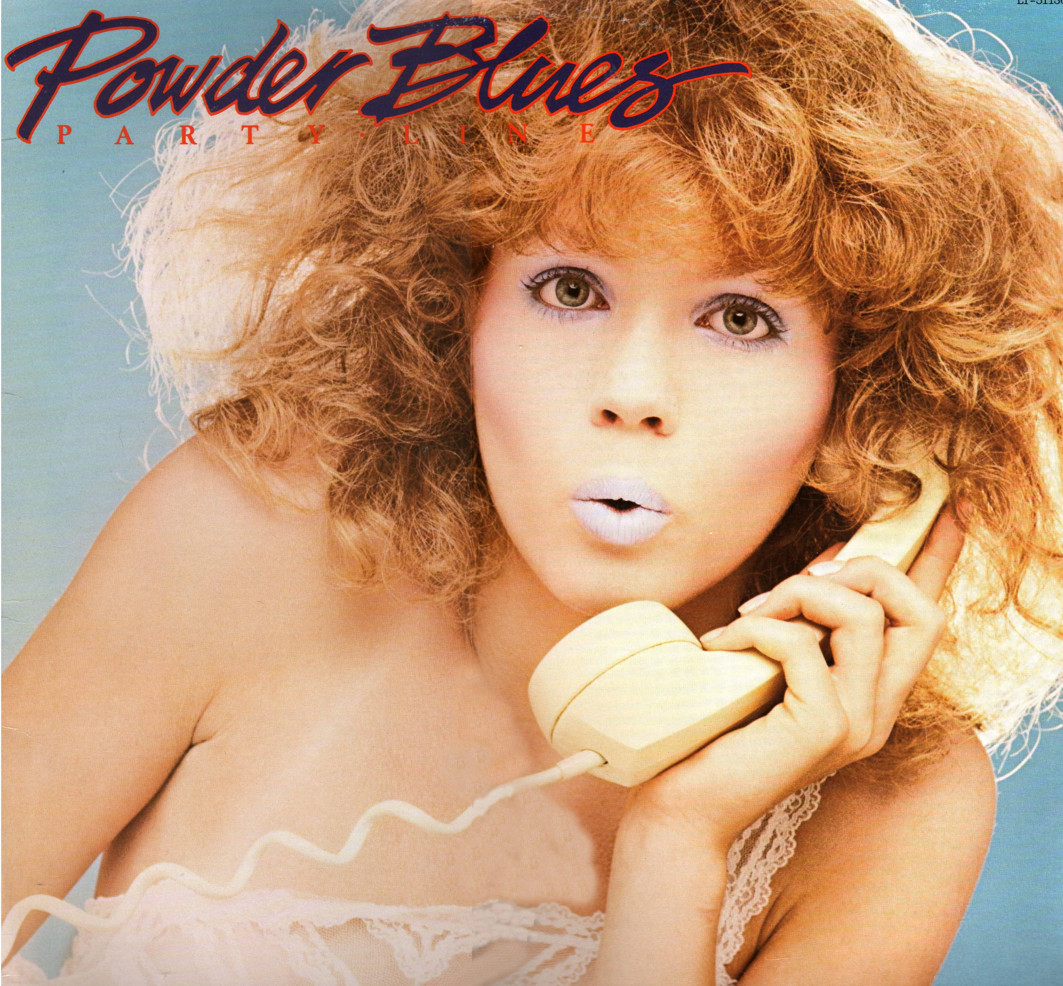 Official album cover art for the release Party Line by Powder Blues
