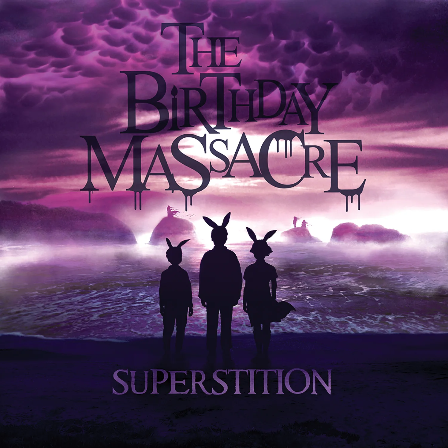 Official album cover art for the release Superstition by The Birthday Massacre