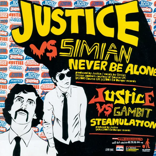Official album cover art for the release Never Be Alone / Steamulation / Anything Is Possible (Chateau Flight remix) by Simian