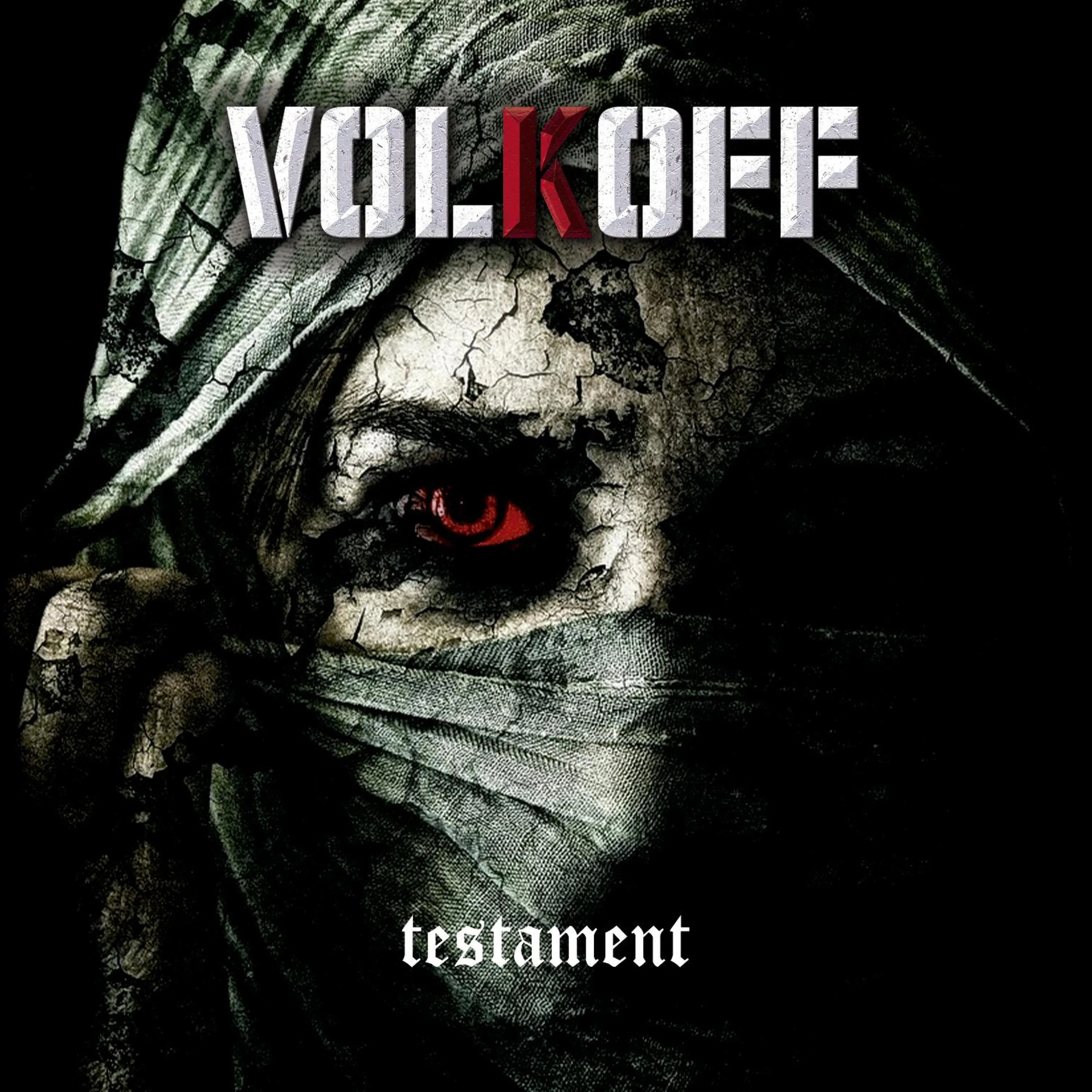 Official album cover art for the release Testament by Volkoff