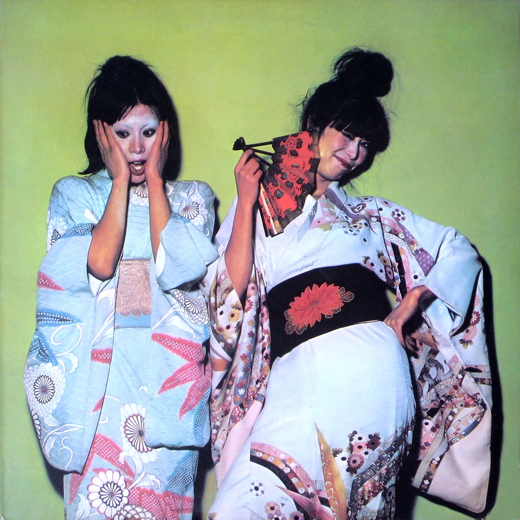 Official album cover art for the release Kimono My House by Sparks