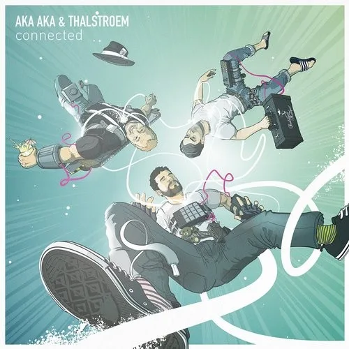 Official album cover art for the release connected by AKA AKA
