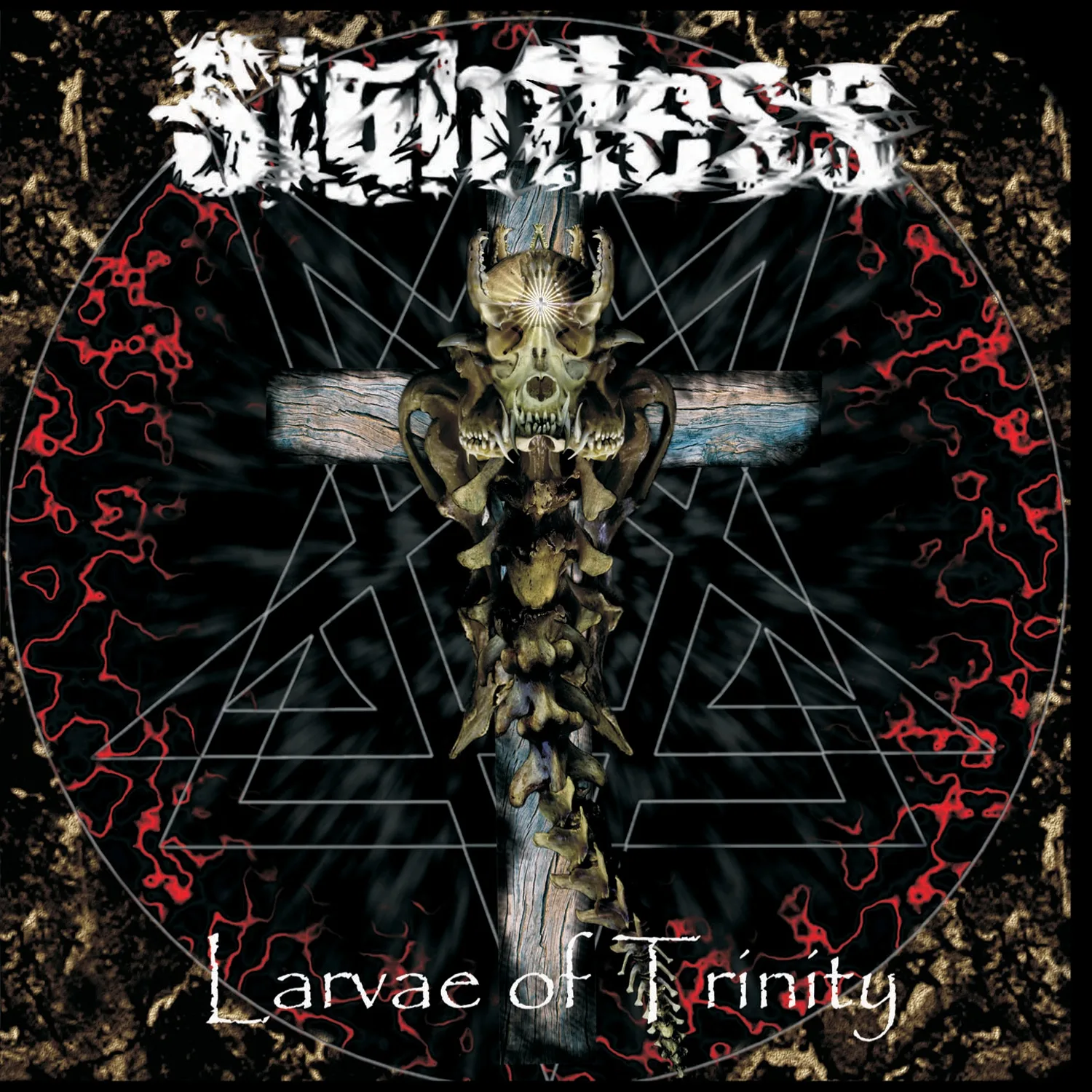 Official album cover art for the release Larvae of Trinity by Sightless